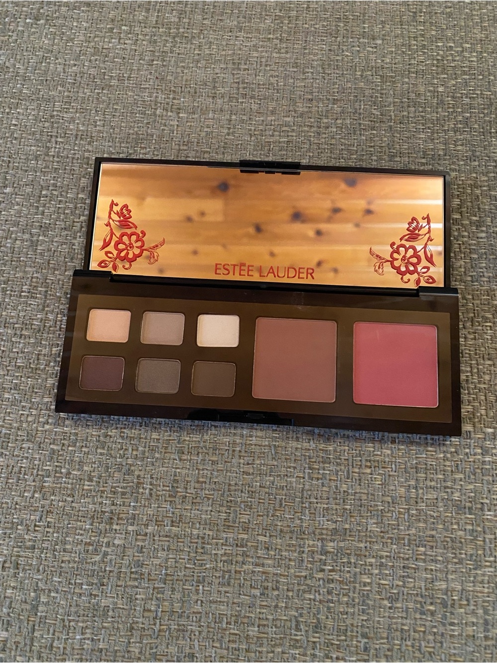 Estee Lauder Eye & Cheek Palette in Pink, Brown and Cream